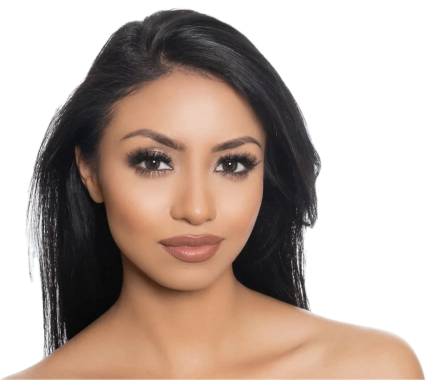 Face showing the five RE•LIFT® treatment areas